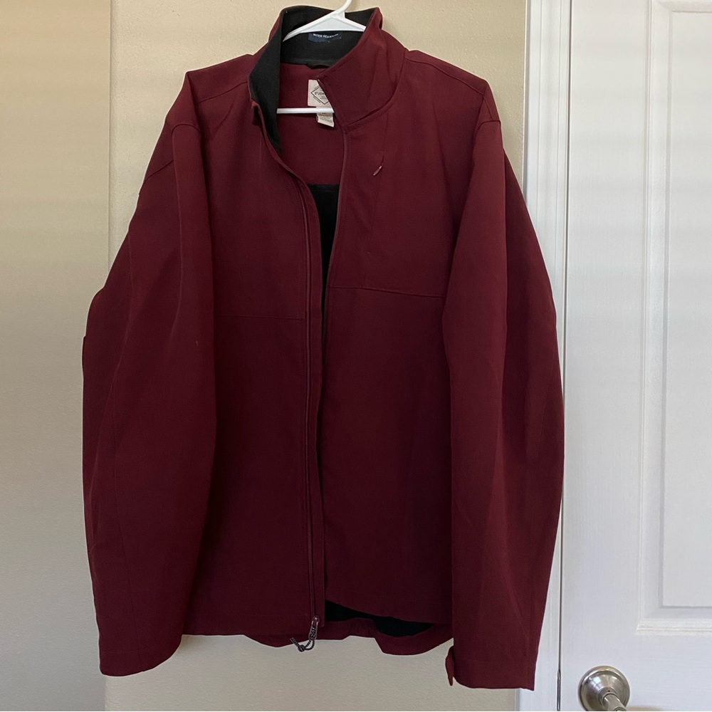 ST. JOHN’S BAY Maroon Water Resistant Jacket